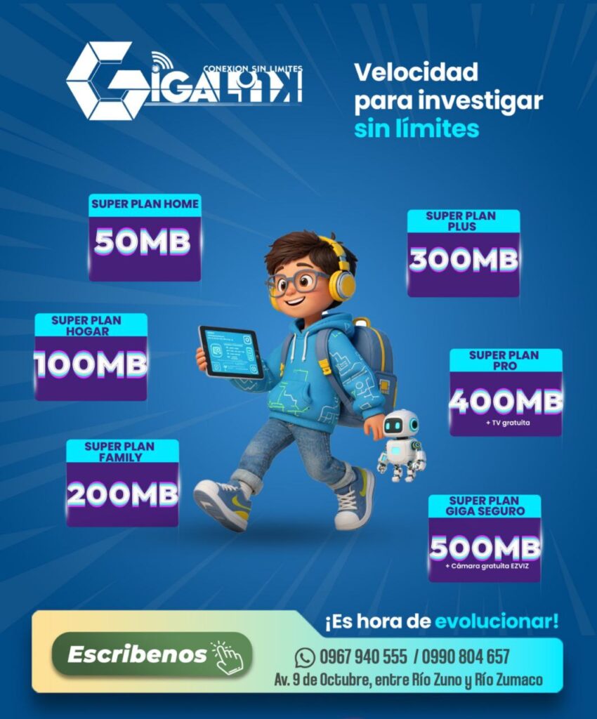 Inicio gigalink internet rápido puyo ecuador planes6